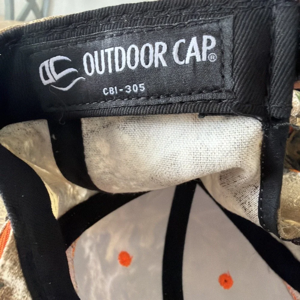 (17) Men's Real Tree Orange Camo Outdoor Hat Cap Hunting Fishing Bulk New W/Tags